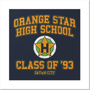 Orange Star High School Class of 93 (Variant) Posters and Art